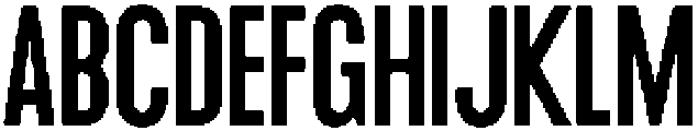 GC Dooze Regular otf (400) Font UPPERCASE