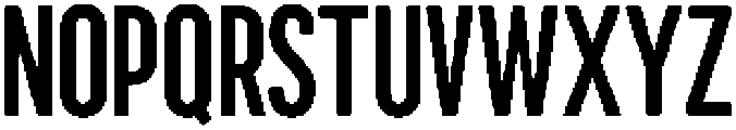 GC Dooze Regular otf (400) Font UPPERCASE