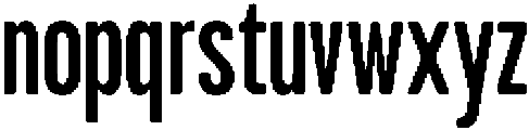 GC Dooze Regular otf (400) Font LOWERCASE