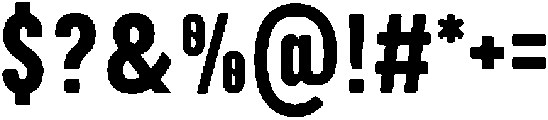 GC Dooze Semi Bold otf (600) Font OTHER CHARS