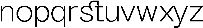 GC Gatuzo Extra Light otf (200) Font LOWERCASE