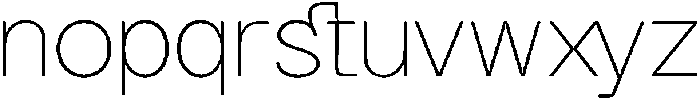 GC Gatuzo Thin otf (100) Font LOWERCASE