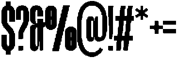 GC Magnu Condensed ttf (400) Font OTHER CHARS