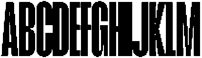 GC Magnu Condensed ttf (400) Font UPPERCASE