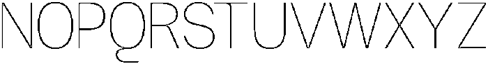 GC Methane Hairline otf (100) Font UPPERCASE