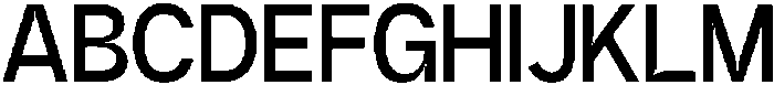 GC Methane Regular otf (400) Font UPPERCASE