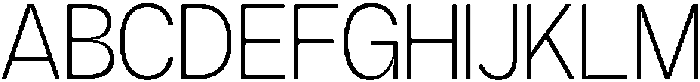 GC Methane Thin otf (100) Font UPPERCASE