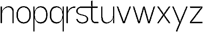 GC Methane Thin otf (100) Font LOWERCASE