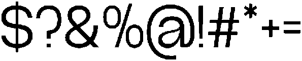 GC Molecule Light otf (300) Font OTHER CHARS