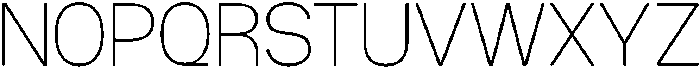GC Molecule Thin otf (100) Font UPPERCASE