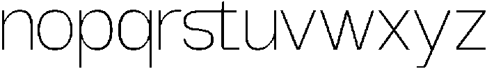 GC Molecule Thin otf (100) Font LOWERCASE