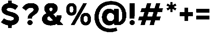 GC Monza Sans Bold otf (700) Font OTHER CHARS
