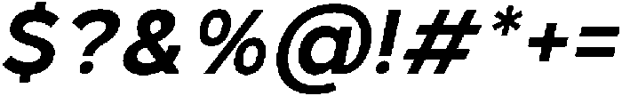 GC Monza Sans Semi Bold Italic otf (600) Font OTHER CHARS