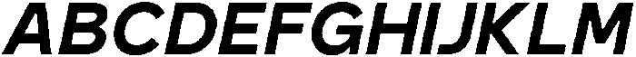GC Monza Sans Semi Bold Italic otf (600) Font UPPERCASE