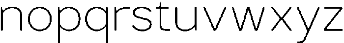GC Monza Sans Thin otf (100) Font LOWERCASE