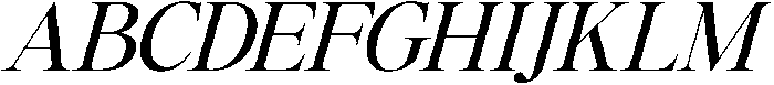 GC Mozarella Italic otf (400) Font UPPERCASE