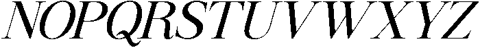 GC Mozarella Italic otf (400) Font UPPERCASE
