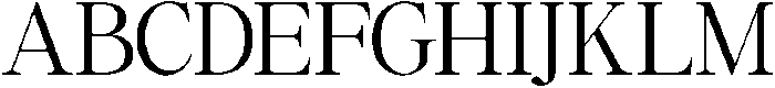 GC Mozarella Light otf (300) Font UPPERCASE