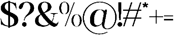 GC Mozarella Medium otf (500) Font OTHER CHARS