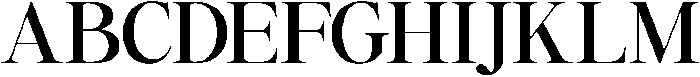 GC Mozarella Medium otf (500) Font UPPERCASE