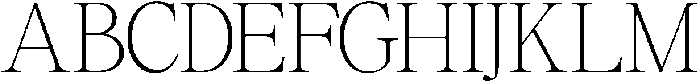 GC Mozarella Thin otf (100) Font UPPERCASE