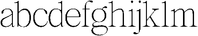 GC Mozarella Thin otf (100) FONT