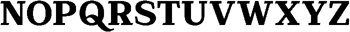 GC New Times Remain Extra Bold otf (700) Font UPPERCASE