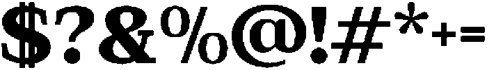 GC New Times Remain ExtraBold ttf (700) Font OTHER CHARS