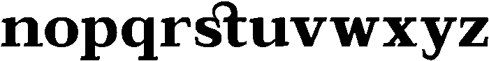 GC New Times Remain ExtraBold ttf (700) Font LOWERCASE
