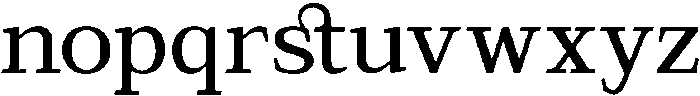 GC New Times Remain Medium otf (500) Font LOWERCASE