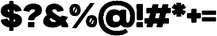 GC Nordix Black otf (900) Font OTHER CHARS