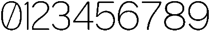 GC Nordix Thin otf (100) Font OTHER CHARS