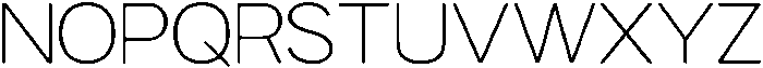 GC Nordix Thin otf (100) Font UPPERCASE