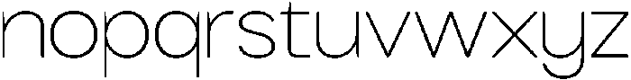 GC Nordix Thin otf (100) Font LOWERCASE