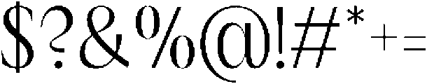 GC Once After Light otf (300) Font OTHER CHARS