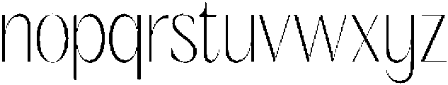 GC Once After Thin otf (100) Font LOWERCASE