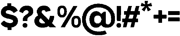 GC PROTAGE Bold otf (700) Font OTHER CHARS