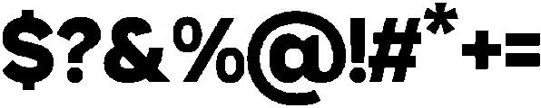 GC PROTAGE Extra Bold otf (700) Font OTHER CHARS