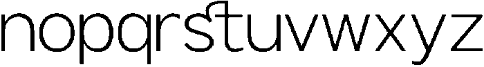 GC PROTAGE Extra Light otf (200) Font LOWERCASE