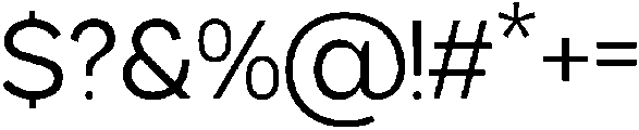 GC PROTAGE Light otf (300) Font OTHER CHARS