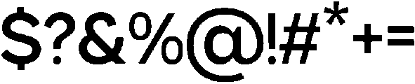 GC PROTAGE Medium otf (500) Font OTHER CHARS