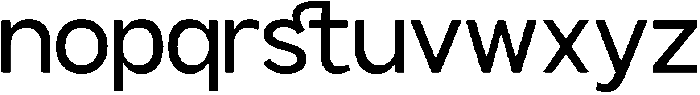 GC PROTAGE Regular otf (400) Font LOWERCASE