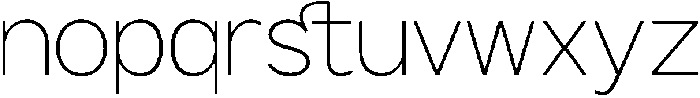 GC PROTAGE Thin otf (100) Font LOWERCASE