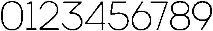 GC PROTAGE Thin ttf (100) Font OTHER CHARS