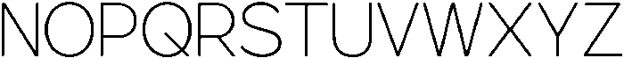 GC PROTAGE Thin ttf (100) Font UPPERCASE