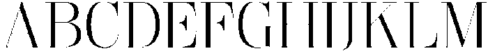 GC Pregio Light ttf (300) Font UPPERCASE