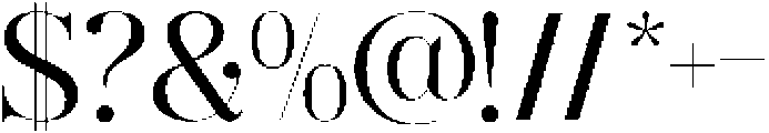 GC Pregio Regular otf (400) Font OTHER CHARS