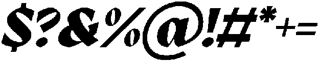 GC Prometheus Black Italic otf (900) Font OTHER CHARS