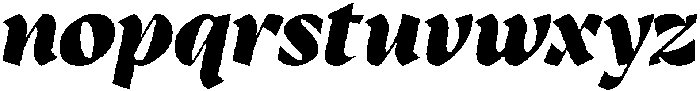 GC Prometheus Black Italic otf (900) Font LOWERCASE