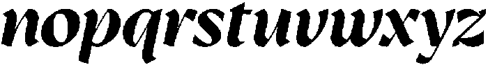 GC Prometheus Bold Italic otf (700) Font LOWERCASE
